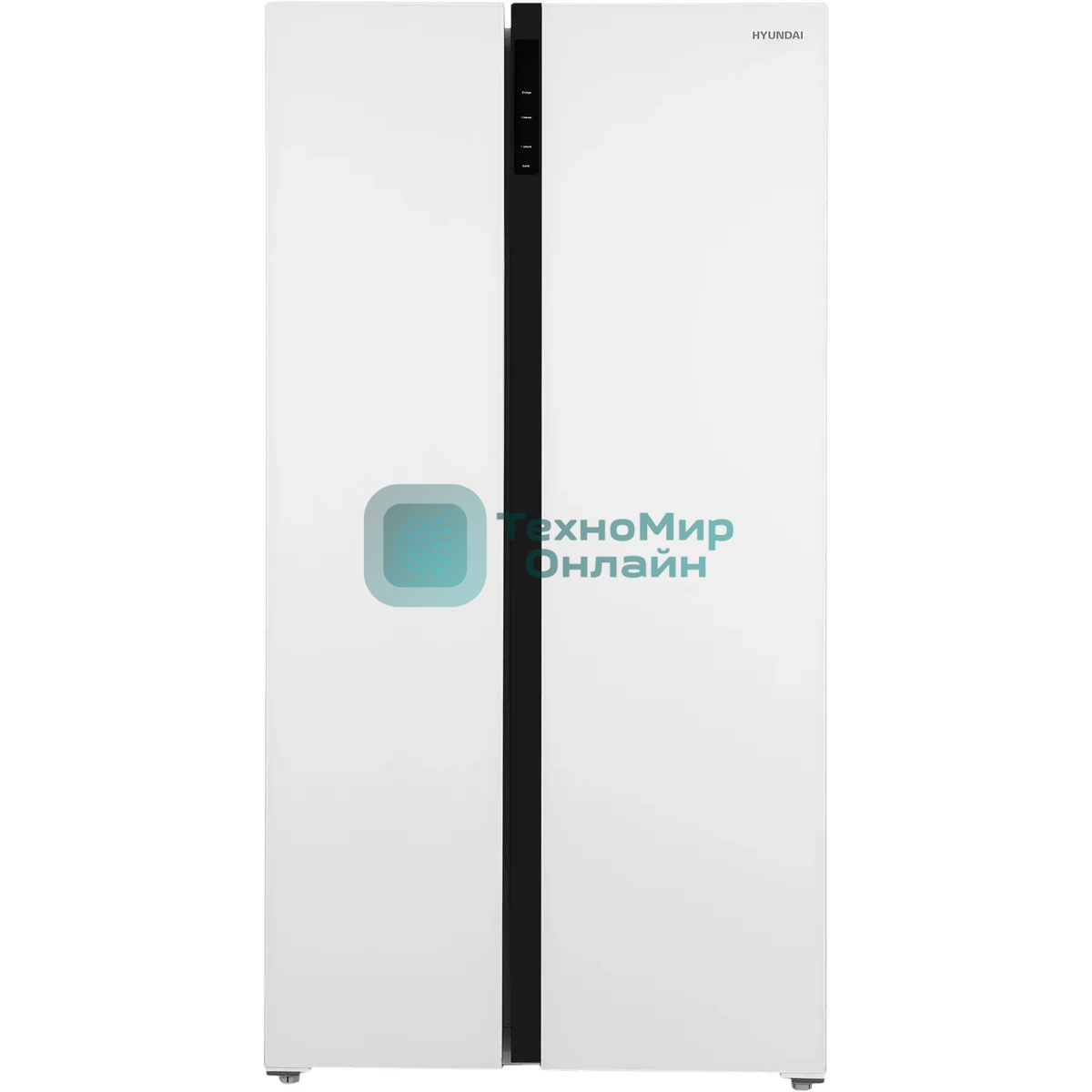 Холодильник Hyundai CS5003F белое двухкамерный 331/165л морозилка сбоку, Total No Frost, Side by Side