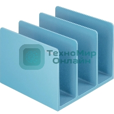 Подставка-ограничитель для книг Deli NS006BLUE Nusign 162x162x122мм синий