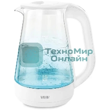 Чайник электрический MYSTERY MEK-1652 2000 Вт, 1.7 л, белый