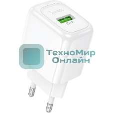 Сетевое зарядное устройство HOCO (6942007631457) CS52A 1USB 3.0A QC3.0 18W, белый