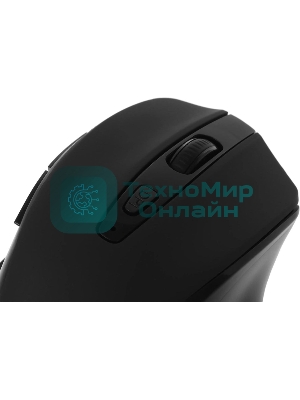 Мышь беспроводная Defender Prime MB-053 черный, 1600 dpi, радиоканал, USB, кнопки - 6