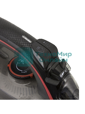 Утюг ECON ECO-BI2405 черный/красный, 2400 Вт, 40 г/мин, 140 г/мин, 210 мл