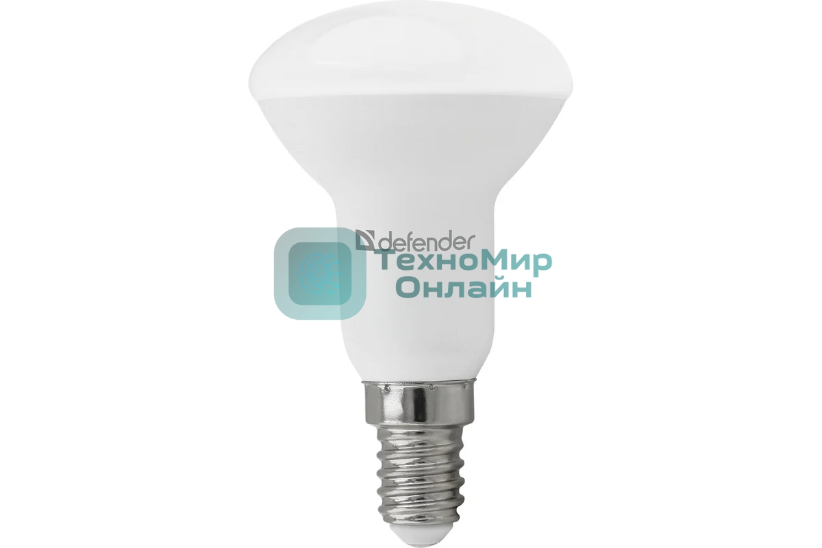 Лампа светодиодная Defender R50-6W-840-E14 рефлектор, 4000 К, нейтральный белый