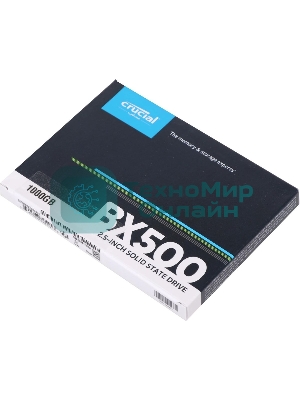 Накопитель SSD Crucial BX500, 1Tb, SATA III, 2.5