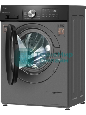 Стиральная машина Weissgauff WM 45127 Direct Drive Inverter Steam Deep Grey