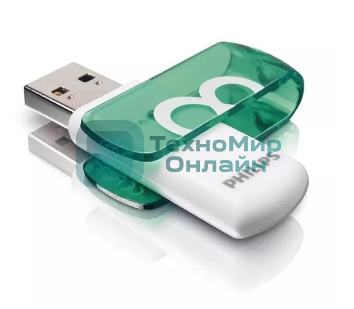 Флешка USB 8Gb PHILIPS VIVID3.0 8Gb, USB 3.0