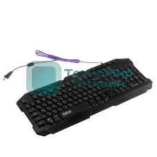 Комплект клавиатура+мышь Qumo Mystic K58/M76 проводной, USB, 3200 DPI, чёрный