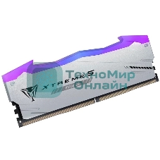 Оперативная память Patriot Viper Xtreme 5, DDR5, 48Gb (2x24GB), 6400MHz, CL32, DIMM, с радиаторами, RGB, серебристый