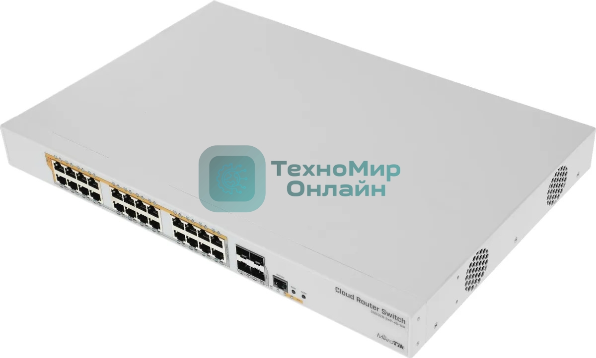 Маршрутизатор MIKROTIK CRS328-24P-4S+RM 24 SFP+