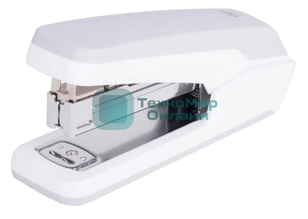 Степлер настольный Deli E0464WHITE Exceed 24/6 26/6 (25листов) белый 100скоб металл/пластик закрытый коробка