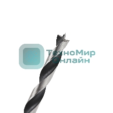 Сверло EDGE by PATRIOT по дереву спиральное 8 мм, W-образная заточка, 1 шт в блистере