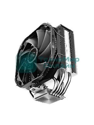 Кулер для процессора DEEPCOOL AS500 черный, 140 мм, алюминий/медь, 1200 об/мин, 26 дБ, 4 pin, 220 Вт, 164 мм