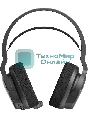 Гарнитура Bloody GR370 черный, беспроводная + проводная, Bluetooth, до 45 ч, подсветка