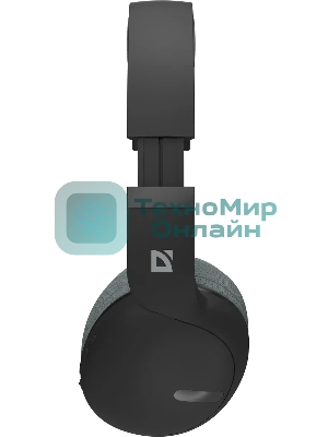 Беспроводные/проводные наушники Defender FreeMotion B480 черный, накладные, Bluetooth + проводной, складная конструкция, до 8 ч