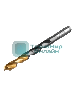 Набор сверл по металлу Denzel 1-13 мм, HSS-Tin, Golden Tip, 25 шт