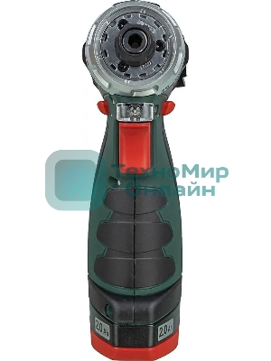 Дрель-шуруповерт аккумуляторная Metabo PowerMaxx BS 600984000, Аккумуляторный, 10,8В, 2 АКБ