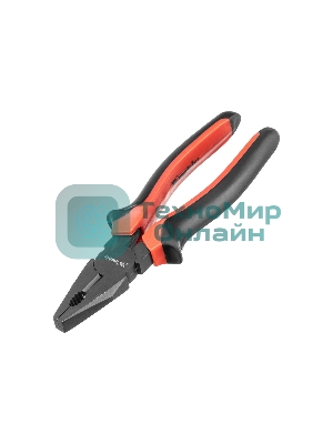 Плоскогубцы Matrix черный Nickel 200 мм, комбинированные, двухкомпонентные рукоятки