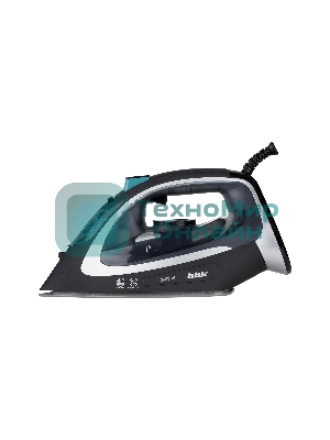 Утюг BBK ISE-2405 черный/серебро, 2400 Вт, 45 г/мин, 170 г/мин, 320 мл