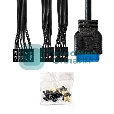 Компьютерный корпус Minitower ExeGate BAA-408U (mATX, без БП, 2хUSB/1хUSB 3.0, HD Audio, черный)