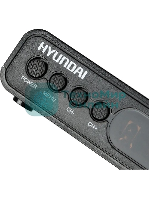 Приставка для цифрового ТВ Hyundai H-DVB500 черный, DVB-T2, DVB-T, DVB-C, HDMI, USB 2.0 х2