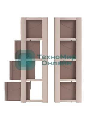 Комод Альтернатива Колорит, 4 секции, бежевый М7834