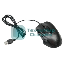 Мышь проводная Nakatomi MON-07U черный, 800 dpi, USB, кнопки - 3