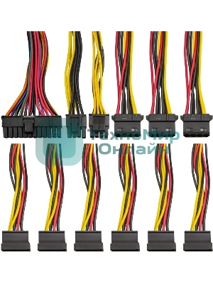 Блок питания серверный ExeGate ServerPRO-500ADS (EX235029RUS), 500Вт, 2х80мм, черный