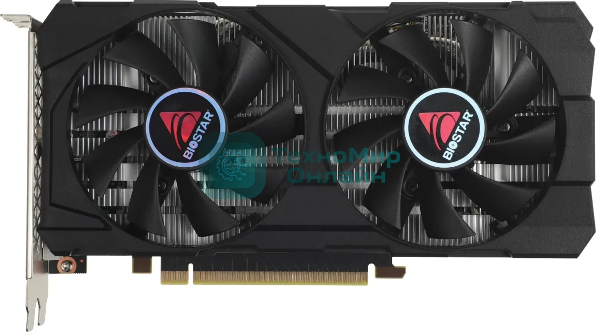 Видеокарта Biostar VN1666TF69 GTX 1660Ti 6G 192 bit GDDR6 1500/1200 DVIx1 HDMIx1 DPx1 HDCP Ret