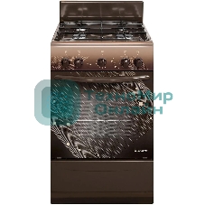 Плита газовая Gefest ПГ 5100 0018 коричневый, конфорок 4 шт, духовка 52 л, 50 см x 85 см x 58.5 см