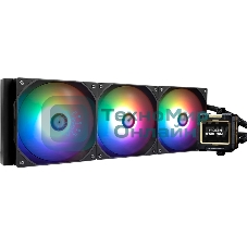 Водяное охлаждение для процессора Thermalright Frozen Warframe 420 ARGB (420мм, LED, Black, ARGB/Fans: 3x140мм, 88.7CFM, 29.8dBA, 1750RPM/Pump height 60мм, 23dBA, 3000RPM, Rad thickness 27мм/S: 1851, 1700, 1200, 115X, 2011, 2066, AM5, AM4)