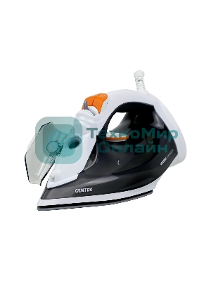 Утюг Centek CT-3301 белый/серый, 2800 Вт, 50 г/мин, 190 г/мин, 600 мл