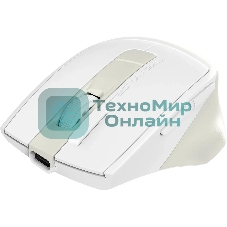 Мышь беспроводная A4Tech Fstyler FG45CS Air бежевый оптическая (2000dpi) silent беспроводная USB для ноутбука (7but)
