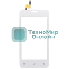 Сенсорное стекло (тачскрин) для Fly FS403 Cumulus 1, белое