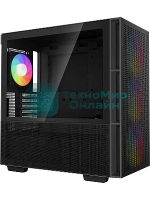 Компьютерный корпус DeepCool CH560 черный (R-CH560-BKAPE4-G-1) (ATX, без БП, 2хUSB, с окном)