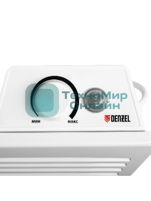 Конвектор Denzel XCE-1000 белый, 1000 Вт, 15 м2, термостат