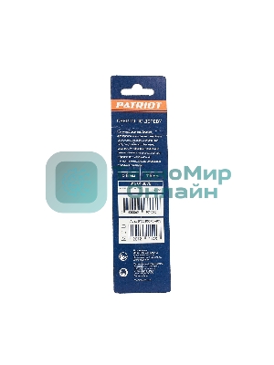 Сверло EDGE by PATRIOT по дереву спиральное 8 мм, W-образная заточка, 1 шт в блистере