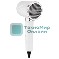 Фен LEONORD LE-1225 белый/серебристый, 2000 Вт, ионизация