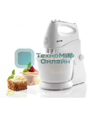 Миксер Gorenje M450WS, 450 Вт,, 5 скоростей, белый