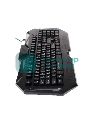 Комплект клавиатура+мышь Qumo Spirit of Wisdom проводной, USB, 2400 DPI, чёрный