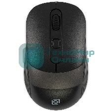 Мышь беспроводная Oklick 310MW черный/серый, 3200 dpi, радиоканал, USB, кнопки - 4