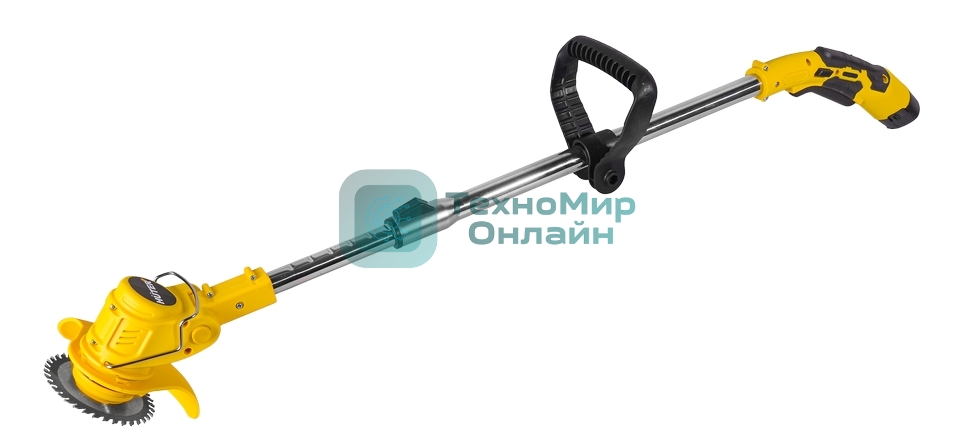 Триммер электрический Huter GET-12M-2Li аккум. неразбор.штан. реж.эл.:леска/нож