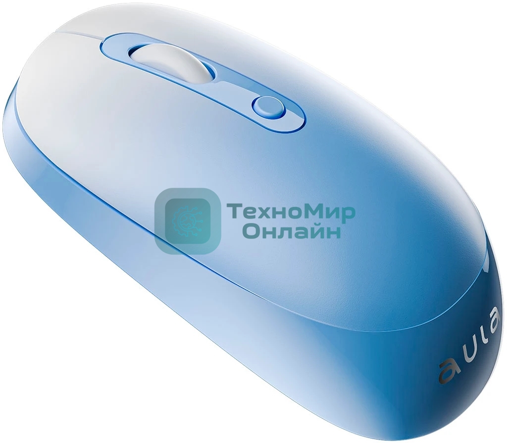 Мышь беспроводная AULA AM207 Blue