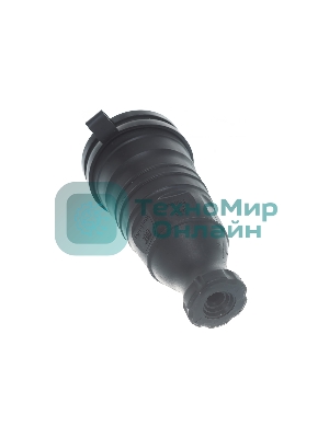 Розетка 1-м Омега РБп13-1-0м с защ. крышкой переносная с заземл. IP44 черный каучук IEK PKR21-016-2-K02