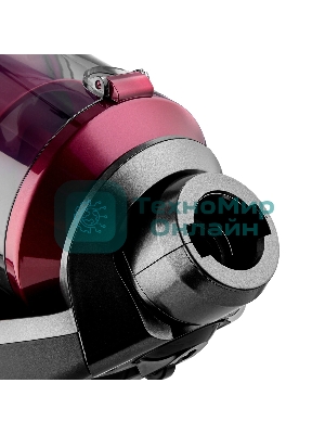 Пылесос BRAYER BR4211 черный/бордовый, 400/2200 Вт, уборка сухая, пылесборник контейнер, 3 л