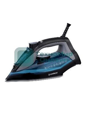 Утюг Endever DELTA-234 черный/лазурно-синий, 2400 Вт, 35 г/мин, 145 г/мин, 350 мл