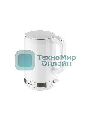 Чайник электрический Energy E-218 белый, диск 1.7 л
