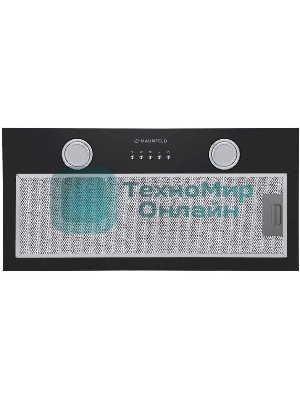 Вытяжка встраиваемая Maunfeld Trapeze 602M черный, 60 см, 1150 куб. м/ч, 54 дБ