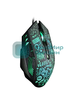 Мышь проводная игровая Smartbuy (SBM-745G-K) RUSH X15 серный