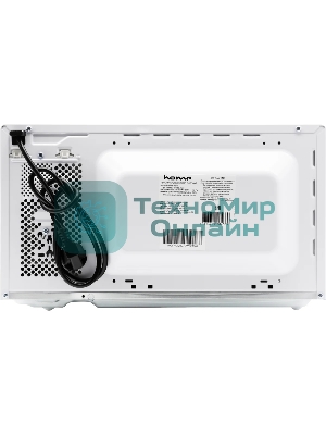 Микроволновая печь HOME HMM207BW белый, 20 л, 700 Вт, переключатели - поворотный механизм