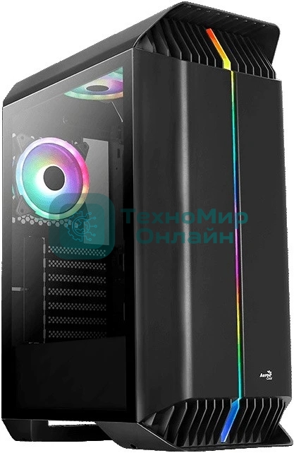 Компьютерный корпус Aerocool/Formula Gladiator Duo-G-BK-v1 черный без БП ATX 3x120мм 2xUSB3.0 audio bott PSU